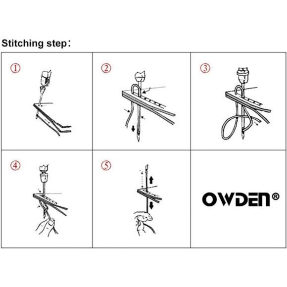 Professional Leathercraft Stitch awl tool, Leather Sewing Awl tool - Picture 5 of 7